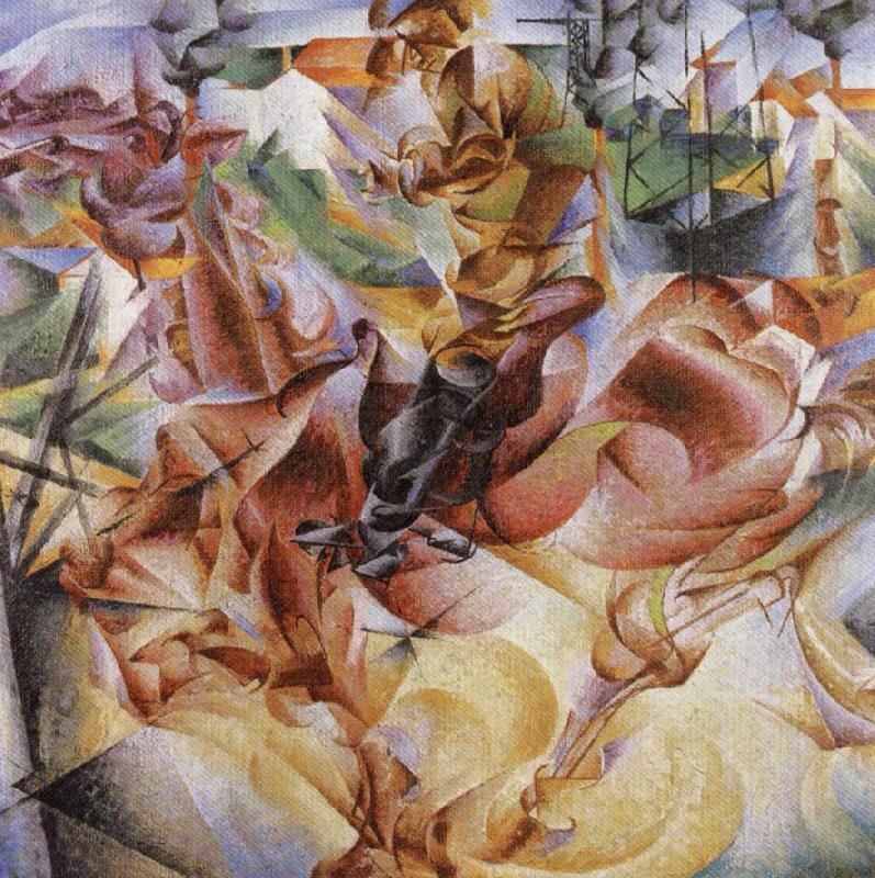 Elasticity, Umberto Boccioni